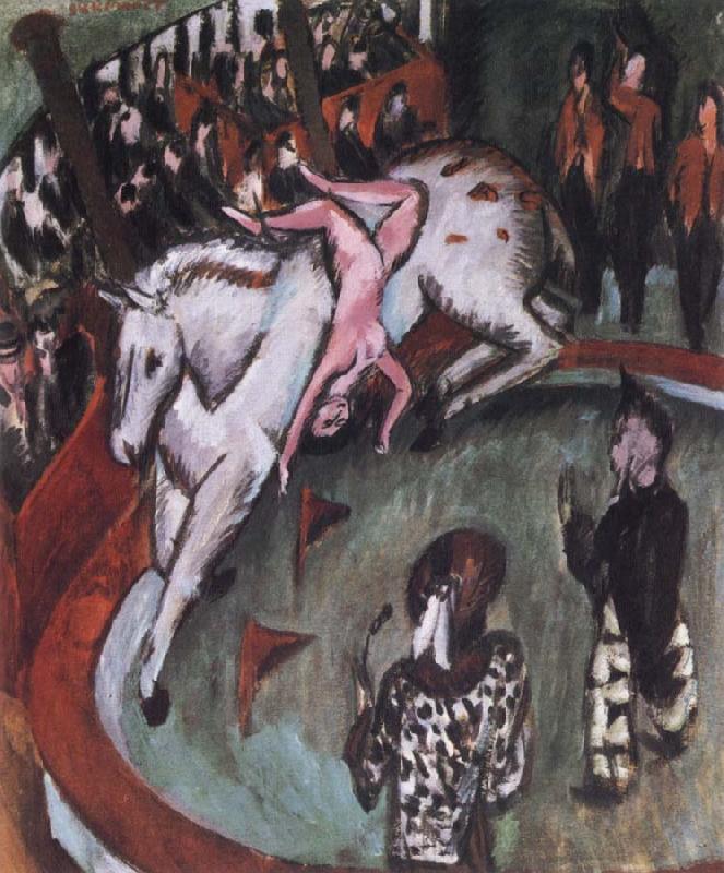 Ernst Ludwig Kirchner German,Circur Rider